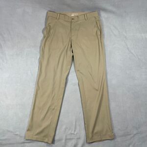 Nike Golf Dri-FIT Pants Mens Size 34x32 Tan Athletic Stretch 906780-235